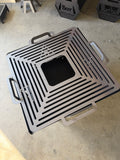 laser cut flat pack fire pit 3mm steel Mackay Queensland Australia